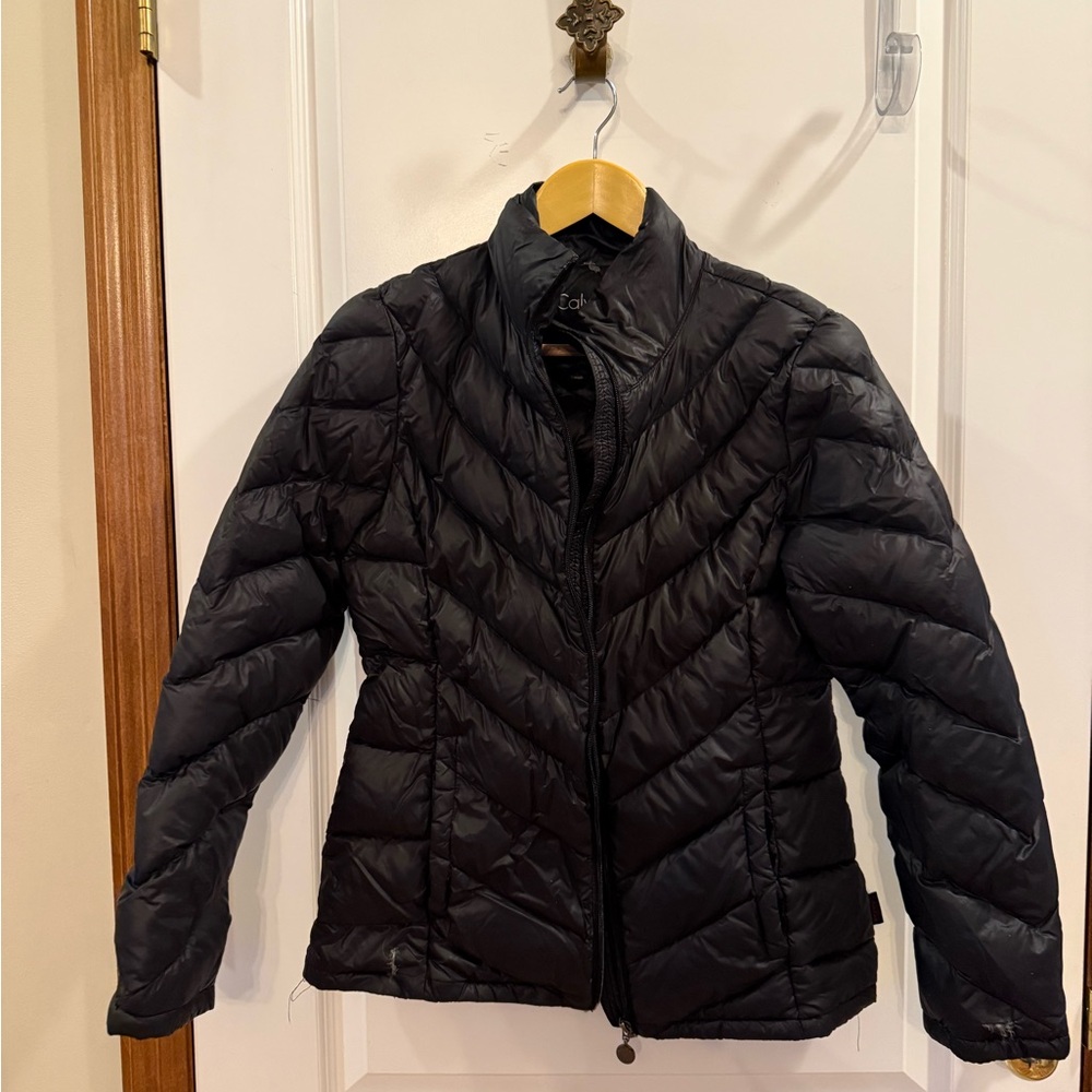 Calvin Klein Quilted Black Puffer down Jacket